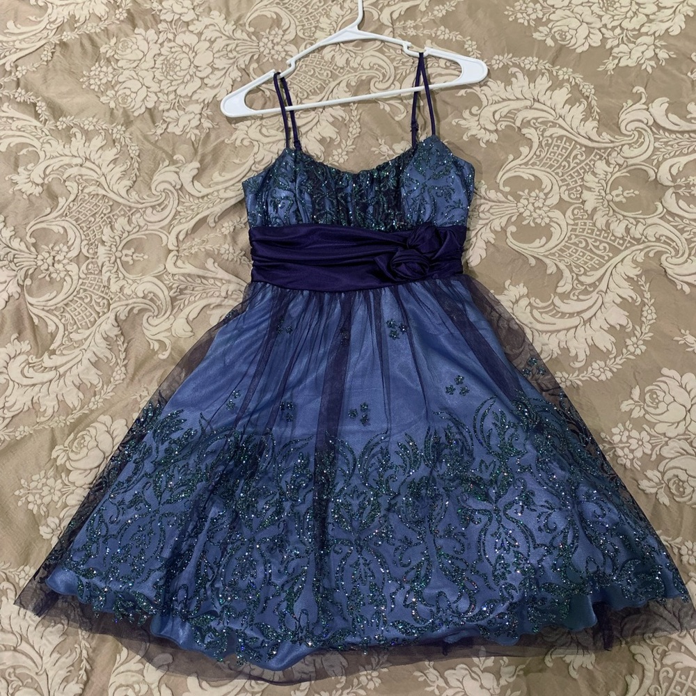 Periwinkle homecoming dress